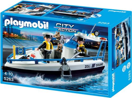 Playmobil-Douaneboot - 5263 (Nieuw)