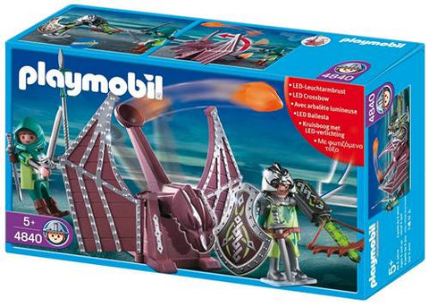 Playmobil Groene Drakenridders met Katapult - 4840 (Nieuw)