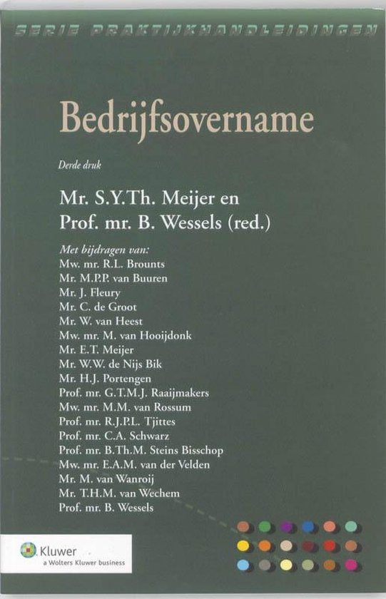 Boek-Praktijkhandleidingen - Bedrijfsovername-tweedehands