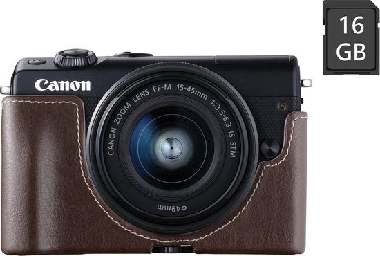 EOS M100 Systeemcamera + 15-45mm Lens - Zwart