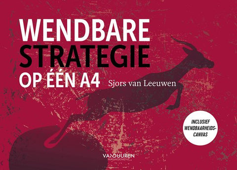 Boek-Wendbare strategie op één A4-tweedehands