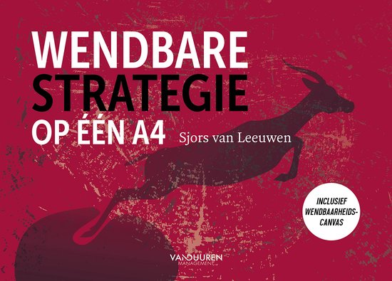 Boek-Wendbare strategie op één A4-tweedehands