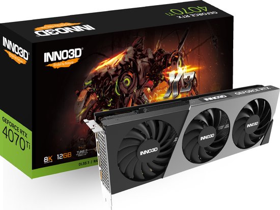 GeForce RTX 4070 Ti X3 12GB GDDR6X videokaart