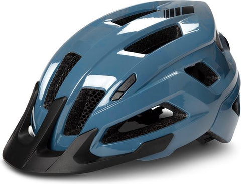 Cube-Fietshelm Steep – All‑Terrain Helm Maat S (49‑55 cm) – Glossy Blauw (Nieuw)