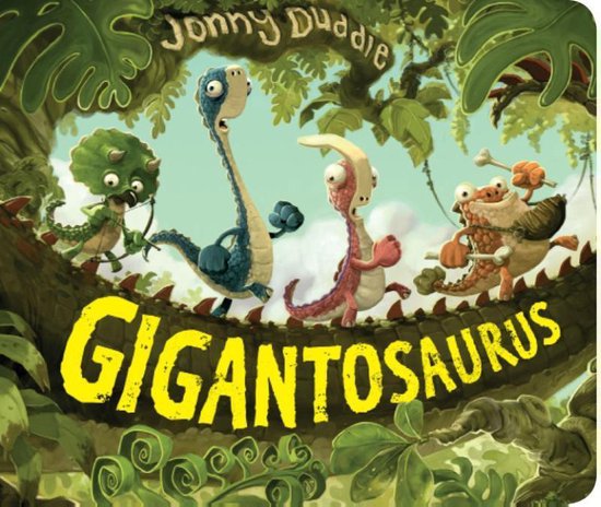 Boek-Gigantosaurus kartonboek-tweedehands