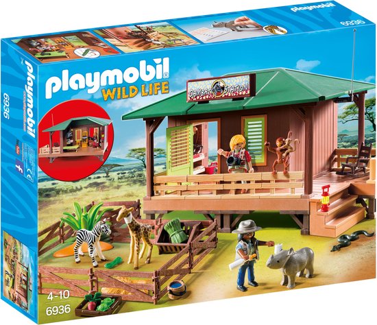 Playmobil Rangerpost voor Gewonde Dieren 6936 Wild Life