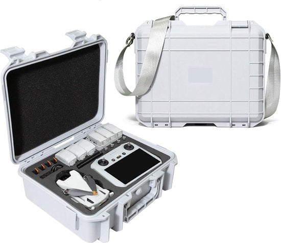 Hardshell Koffer voor DJI Mini 3 Pro / Mini 3 Drone - Wit