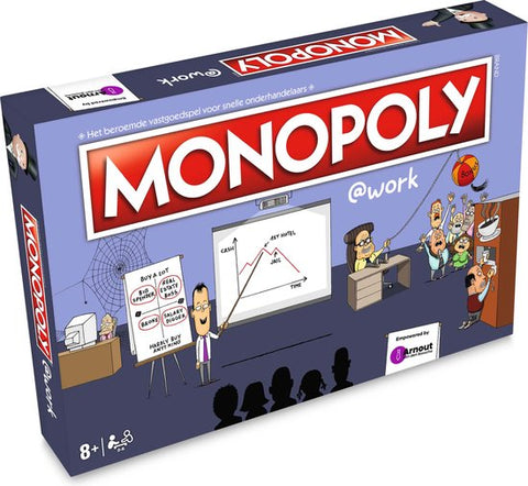 Hashbro-Monopoly - @Work - Bordspel (Nieuw)