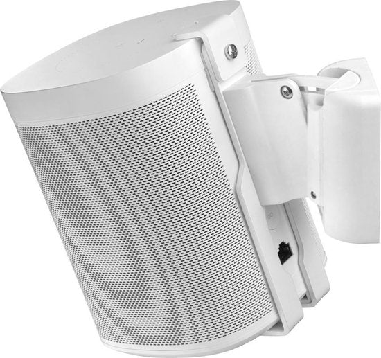 Full Motion Muurbeugel voor Sonos One / One SL - Draaibaar & Kantelbaar - Wit