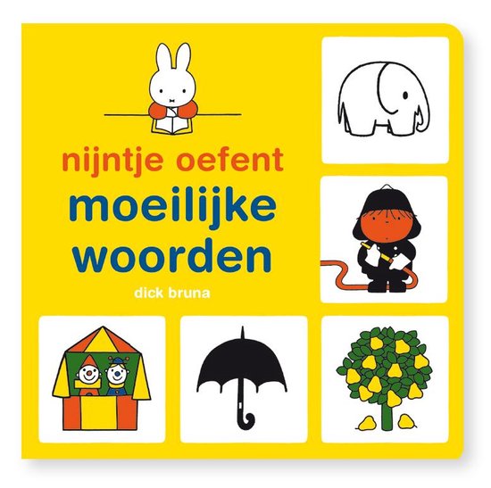 Boek-Nijntje oefent - Nijntje oefent moeilijke woorden-tweedehands