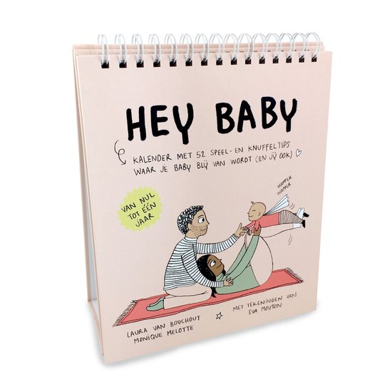 Boek-Hey baby - 52 weken kalender - Omlegkalender-tweedehands