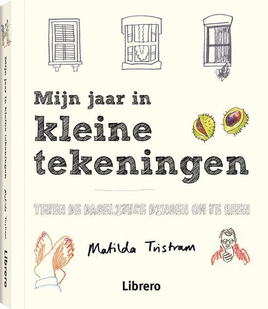 Boek-mijn jaar in kleine tekeningen-tweedehands
