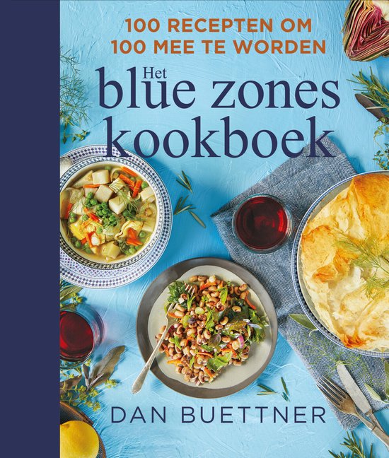 Boek-Blue zones kookboek-tweedehands