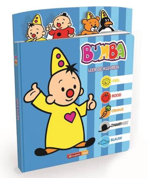 Bumba kartonboek met vormtabs-Leer de kleuren