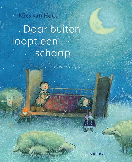 Boek-Liedjesboeken Mies van Hout - Daar buiten loopt een schaap-tweedehands
