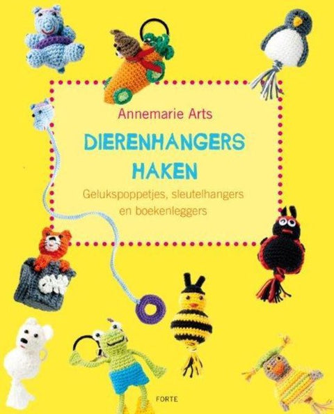 Boek-Dierenhangers haken-tweedehands