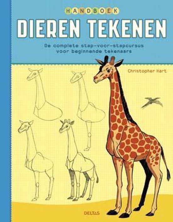 Boek-Handboek dieren tekenen-tweedehands