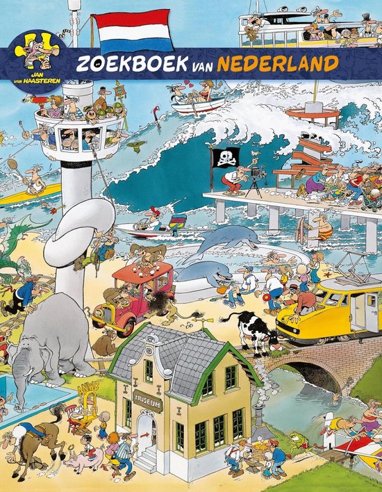 Boek-Jan van Haasteren zoekboek van Nederland-tweedehands