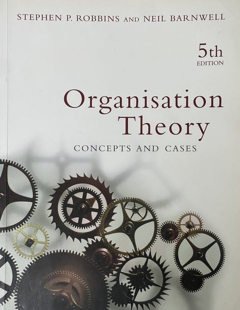Boek-Organisation Theory-tweedehands