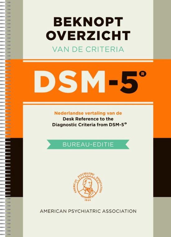 Boek-Beknopt overzicht van de criteria DSM-5 Bureau-editie-tweedehands