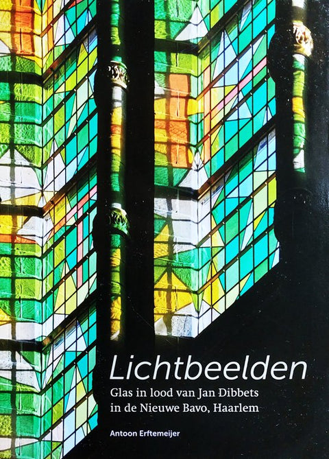 Glas in lood van Jan Dibbets in de Nieuwe Bavo, Haarlem