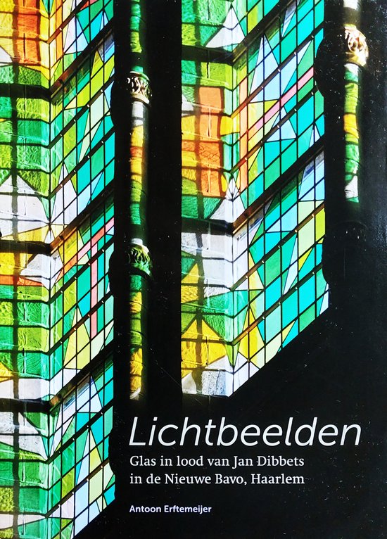 Glas in lood van Jan Dibbets in de Nieuwe Bavo, Haarlem