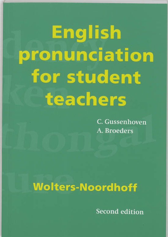 Boek-English pronunciation for student teachers-tweedehands