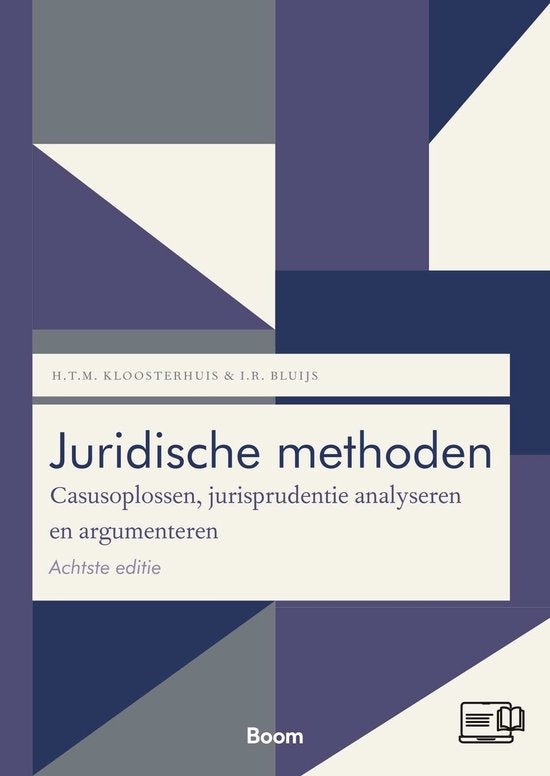 Boek-Boom Juridische studieboeken - Juridische methoden-tweedehands