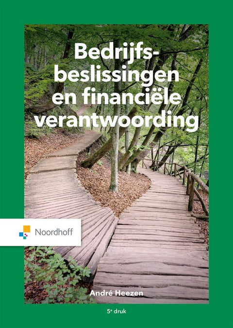 Boek-Bedrijfsbeslissingen en financiële verantwoording-tweedehands