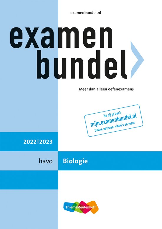 Boek-Examenbundel havo Biologie 2022/2023-tweedehands