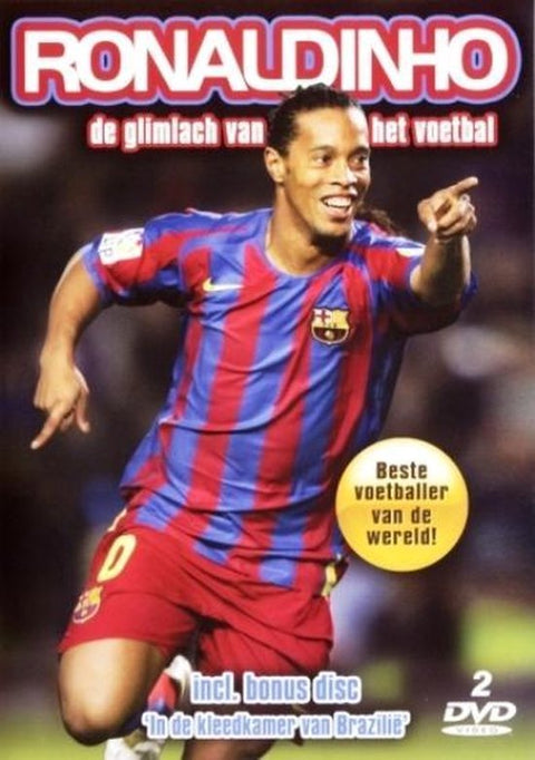 DVD-Ronaldinho De Glimlach Van Het Voetbal-tweedehands
