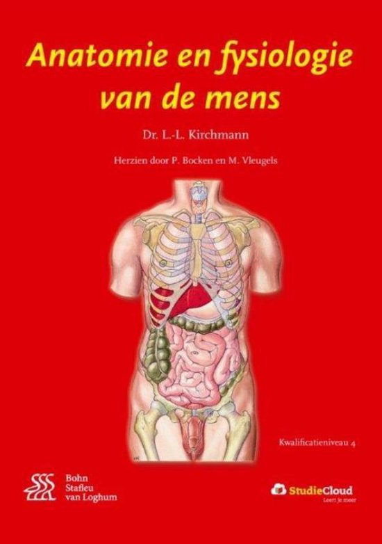 Boek-Anatomie en fysiologie van de mens kwalificatieniveau 4-tweedehands
