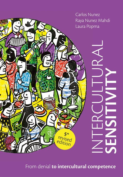Intercultural Sensitivity, Nunez, Nunez Mahdi en Popma, paarse boekomslag met kleurrijke tekening, 5th edition, tweedehands