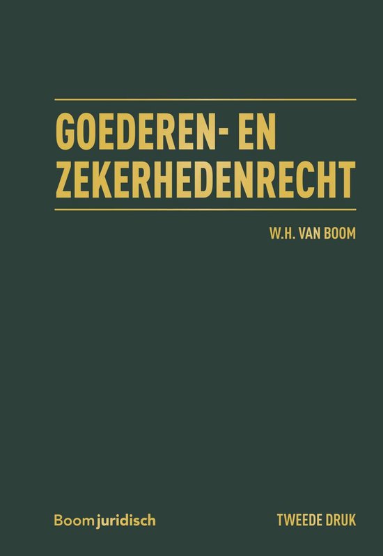 Boek-Boom Masterreeks - Goederen- & zekerhedenrecht-tweedehands