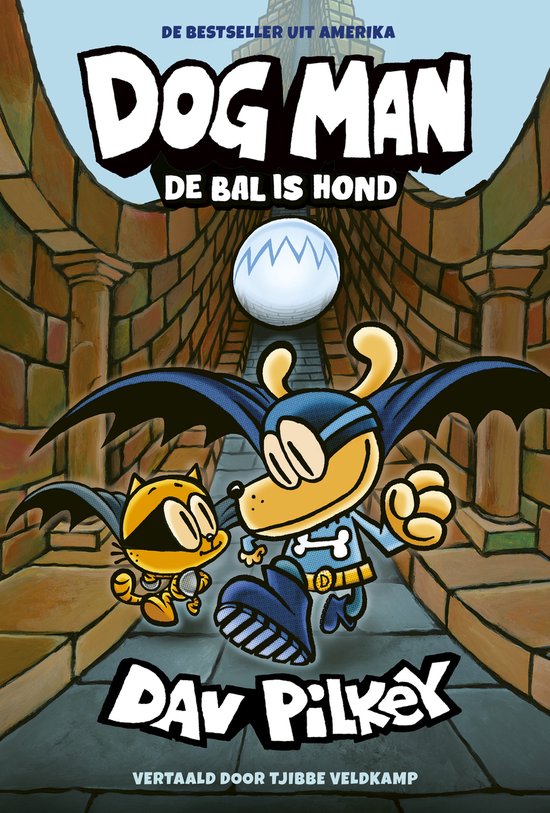 Boek-Dog Man 7 - De bal is hond-tweedehands