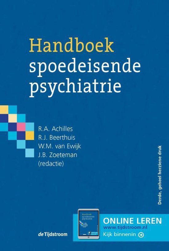 Boek-Handboek spoedeisende psychiatrie-tweedehands