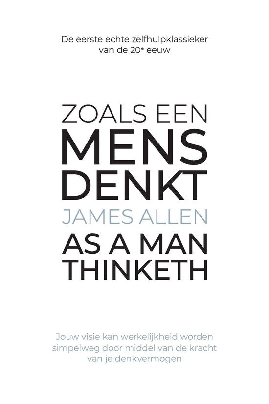 Boek-Zoals een mens denkt-tweedehands