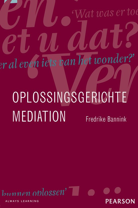 Boek-Oplossingsgerichte mediation-tweedehands