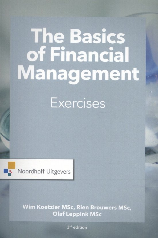 Boek-The Basics of financial management-exercises-tweedehands