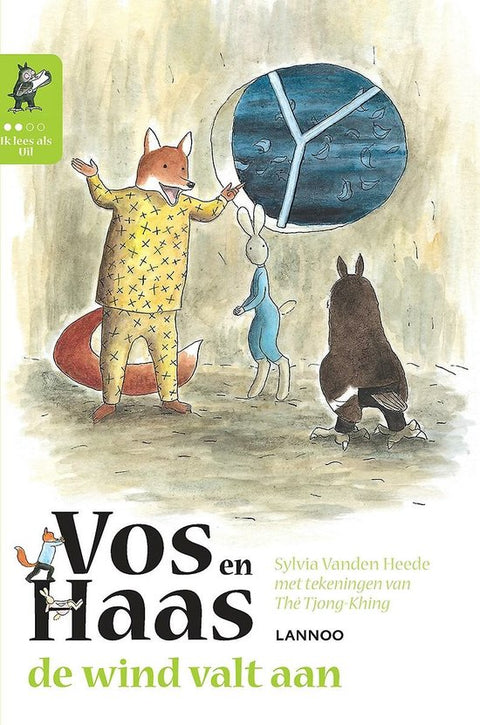 Boek-Vos en Haas - De wind valt aan-tweedehands