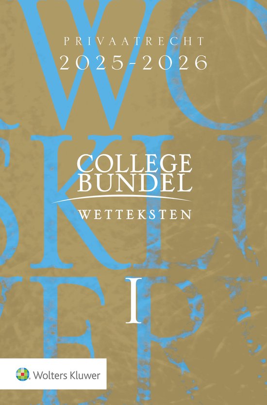 Collegebundel 2025-2026 - I & II