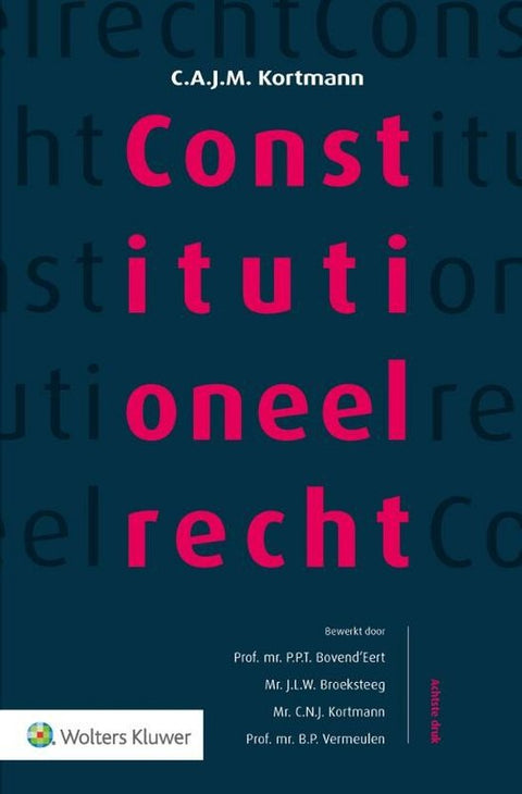 Boek-Constitutioneel recht-tweedehands