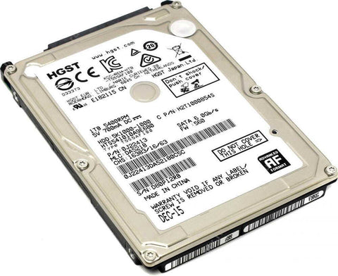 HGST-Travelstar 5K1000 1TB 2.5 Inch SATA Harde Schijf HDD-tweedehands