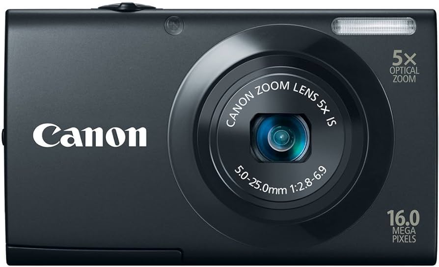 Canon-PowerShot A3400 IS Digitale Compact Camera - Zwart (In doos)-tweedehands