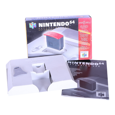 N64-(LEGE DOOS) Nintendo 64 Expansion Pak + Handleiding-tweedehands