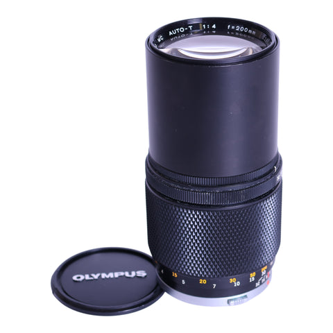 Olympus-Telelens 200mm f/4 Lens voor Olympus OM-tweedehands