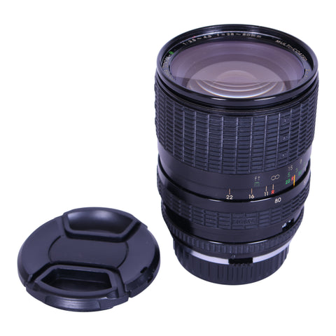 Sigma-28-80mm f/3.5-4.5 Zoom-θ Multi-Coated Zoomlens voor Olympus OM-tweedehands
