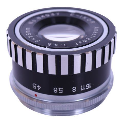 E-Ikor-Anastigmat 75mm 1:4.5 Vergrotingsobjectief voor Schroefmount-tweedehands