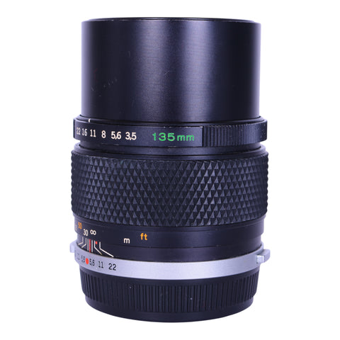 Olympus-OM-System Zuiko Auto-T 135mm f/3.5 Telelens voor Olympus OM-tweedehands