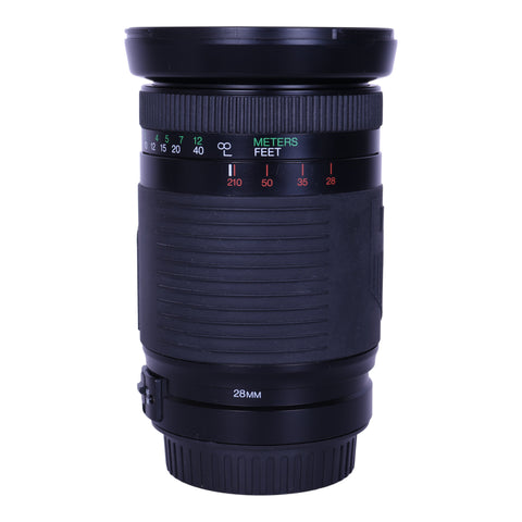 Cosina-AF 28-210mm f/3.5-5.6 MC Macro Zoomlens voor Canon EF-tweedehands
